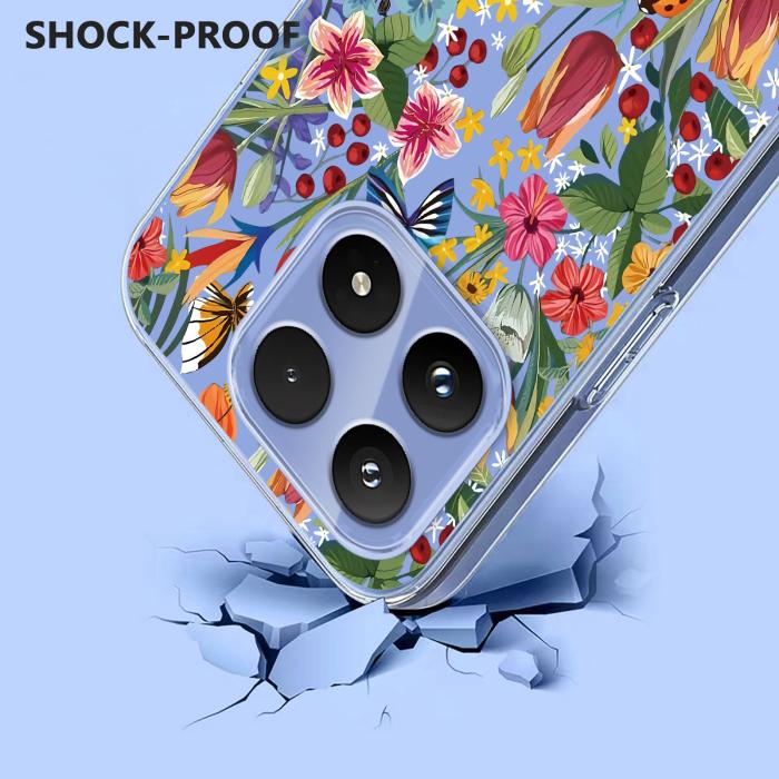 Bild 2,  Xiaomi 17 Skal TPU Blommor Liljor