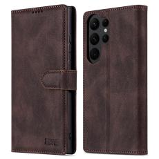 AZNS AZNS Samsung Galaxy S23 Ultra Fodral L&auml;der Brun