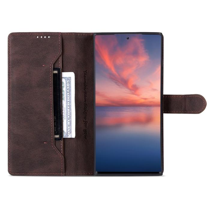 Bild 2, AZNS AZNS Samsung Galaxy S23 Ultra Fodral Läder Brun