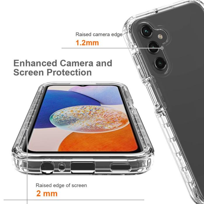 Bild 2,  Samsung Galaxy A15 5G 360° Shockproof Hybrid Skal Transparent
