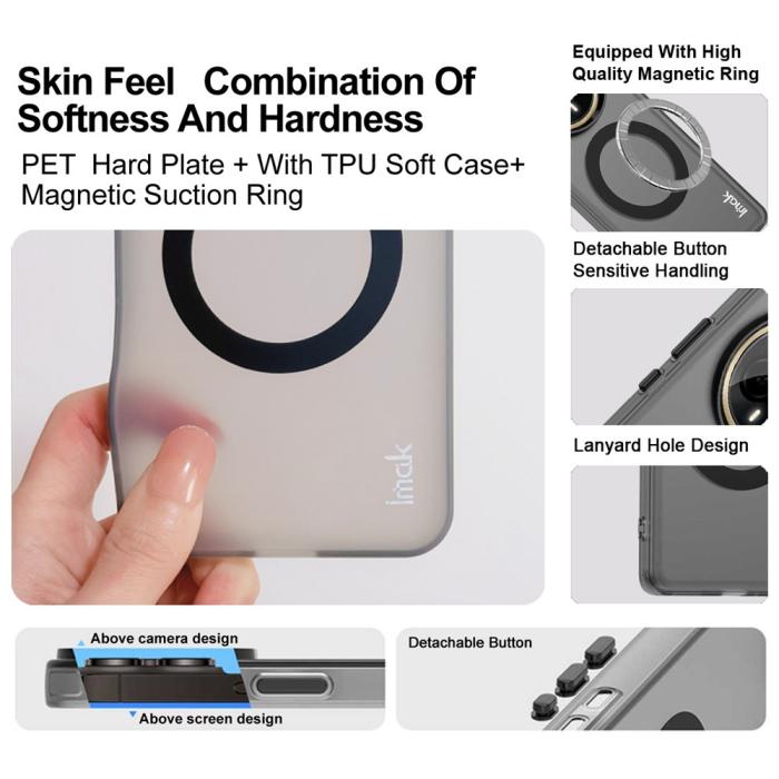Bild 6, IMAK IMAK Motorola Edge 60 Pro Skal MagSafe Anti Drop Svart