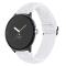  Google Pixel Watch / Watch 2 Justerbart Nylon Armband Vit