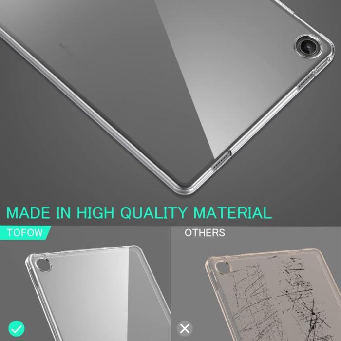 Bild 2,  Lenovo Tab M10 Plus Gen 3 Skal TPU Matt Transparent
