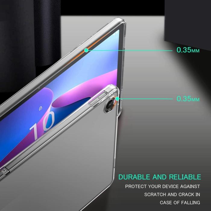 Bild 4,  Lenovo Tab M10 Plus Gen 3 Skal TPU Matt Transparent