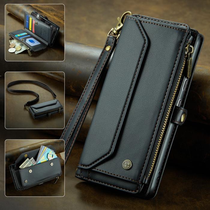 Bild 4, CASEME CASEME Google Pixel 10/10 Pro / 9/9 Pro Fodral Läder Svart