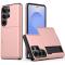  Samsung Galaxy S26 Ultra Skal Hybrid Med Kortfack Roséguld