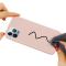  iPhone 15 Pro Skal Silikon Sand Pink