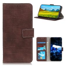  Samsung Galaxy A72 - Krokodil Textur Fodral - Brun