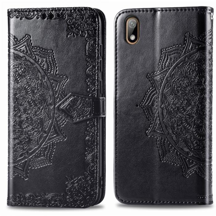 Bild 3,  Huawei Y5 (2019) - Plånboksfodral Mandala - Svart