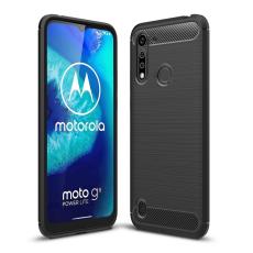  Motorola Moto G8 Power Lite - Borstad St&aring;l Textur - Svart