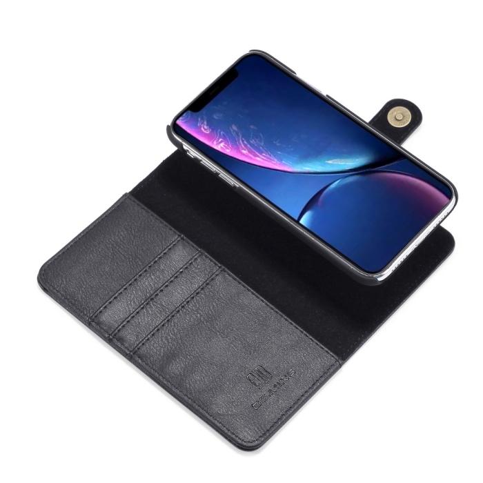 Bild 4, DG.MING iPhone 11 - DG.MING Plånboksfodral/Magnet Skal - Svart