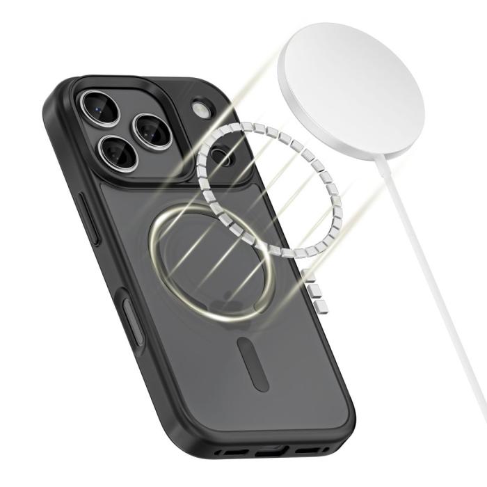 Bild 2, Tech-Protect Tech-Protect iPhone 17 Pro Max Skal MagSafe MagMat Matt Svart