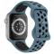 ColorPop Sportarmband Dual-Color Apple Watch 42/44/45/46/49 mm (M/L) Blå/Svart