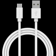 Smartline Smartline 3m 3A USB-C Laddningskabel Vit