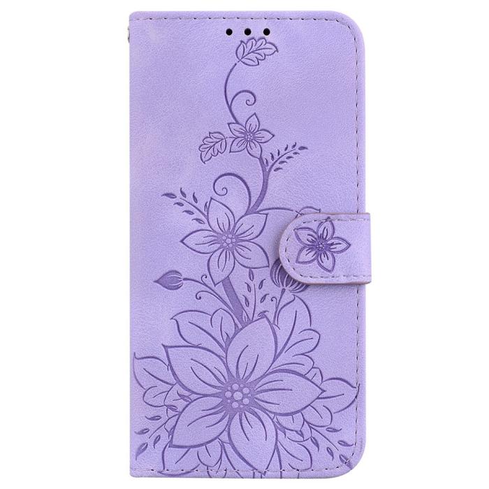 Bild 5,  Samsung Galaxy A27 5G Fodral Läder Blommor Lila