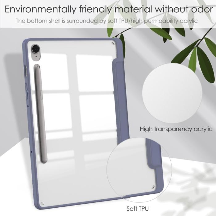 Bild 6,  Galaxy Tab S9 FE Fodral Hybrid Pennhållare Lila