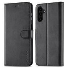 LC.IMEEKE LC.IMEEKE Galaxy A15 4G/5G Fodral L&auml;der Svart
