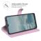  Nokia G10 / G20 Fodral Litchi Läder Ljus Rosa