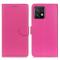  Motorola Edge 40 Pro 5G Fodral Litchi Läder Rosa