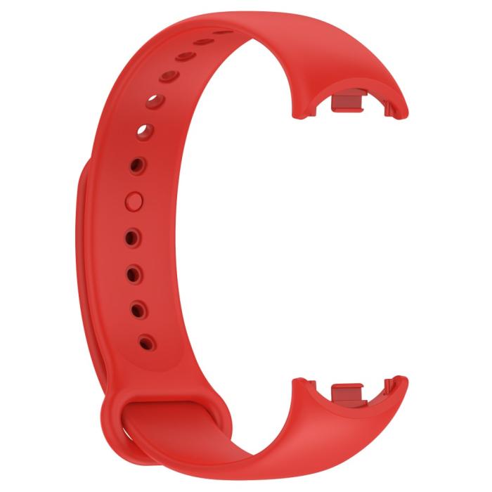 Bild 2,  Xiaomi Smart Band 10/9/8 Armband Solid Silikon Röd