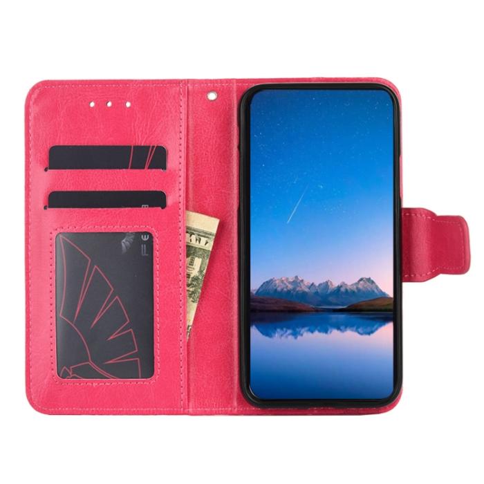 Bild 3,  Sony Xperia 1 IV Fodral Crazy Horse Läder Rosa