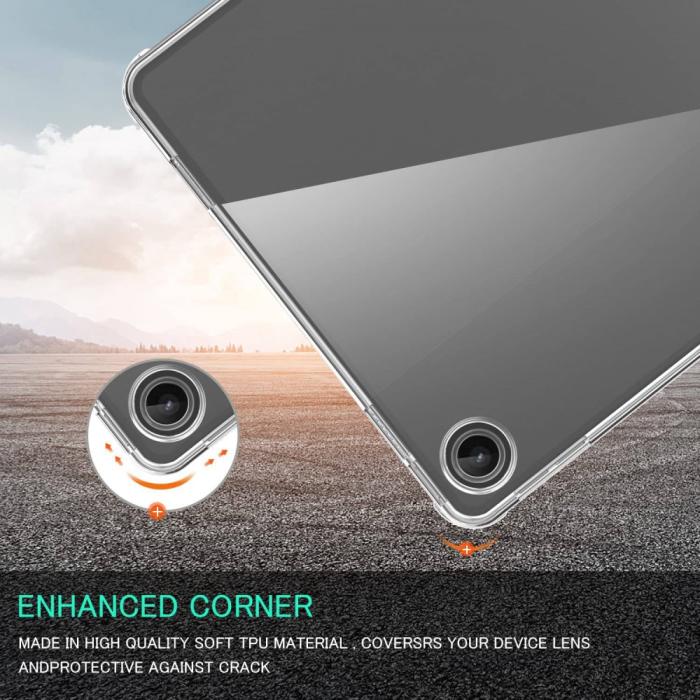 Bild 6,  Lenovo Tab M10 Plus Gen 3 Skal TPU Matt Transparent