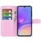  Samsung Galaxy A07 Fodral Litchi Läder Ljus Rosa