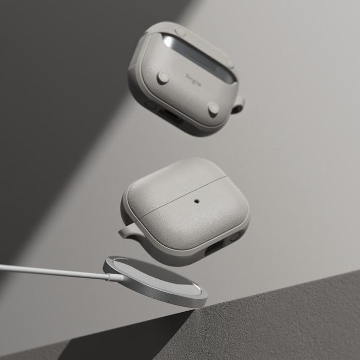 Bild 4, Ringke Ringke Galaxy Buds 3 / 3 Pro Skal MagSafe Onyx Warm Grey