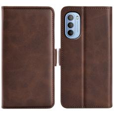  Motorola Moto G31 / G41 Fodral Med Magnetisk St&auml;ngning Brun
