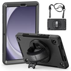  Samsung Galaxy Tab A9 Skal 360 Rotation Shockproof Med Rem