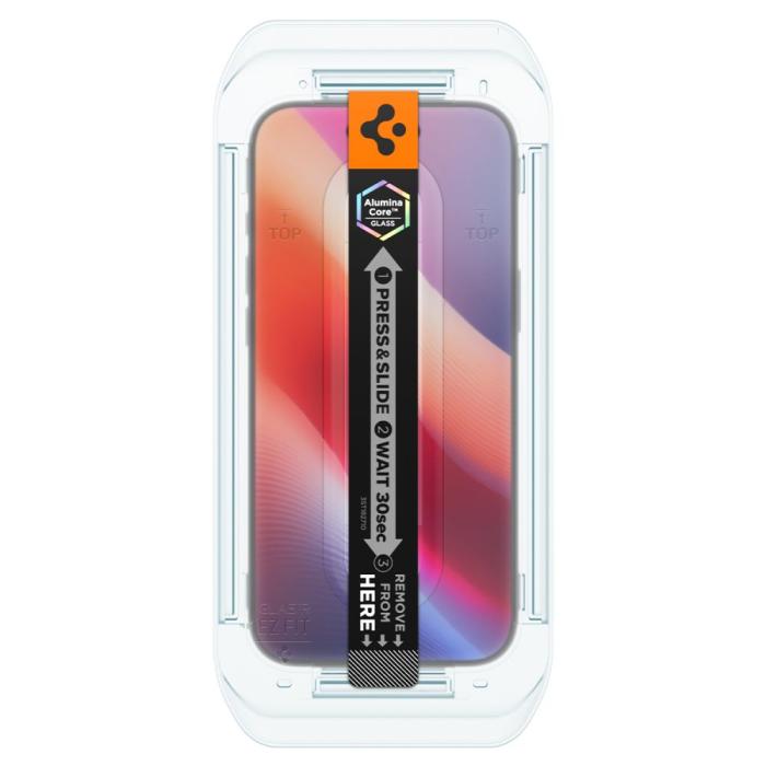 Bild 5, Spigen Spigen iPhone Air 2-PACK Skärmskydd GLAS.tR 