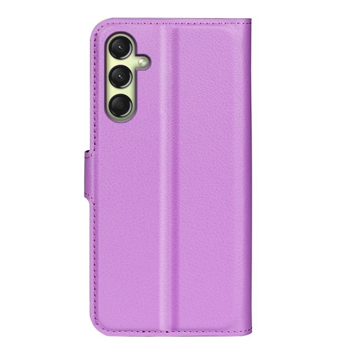 Bild 6,  Samsung Galaxy A16 Fodral Litchi Läder Lila