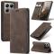 CASEME CASEME Xiaomi 14T Pro Fodral Flip Läder Mörk Brun