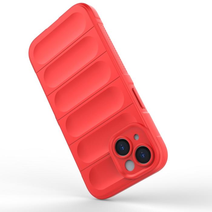Bild 3,  iPhone 15 Plus Skal Magic Shield Röd