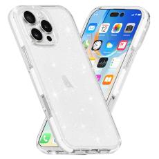  iPhone 16 Pro Skal Glitter Transparent