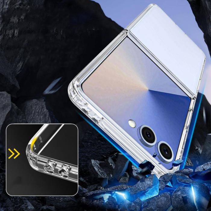 Bild 3, Tech-Protect Tech-Protect Galaxy Z Flip 7 Skal FlexAir Hybrid Transparent