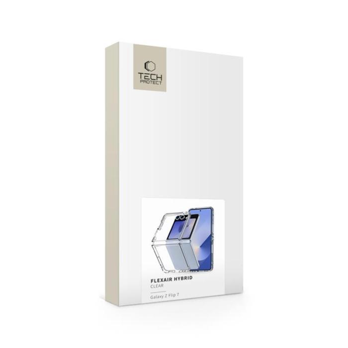 Bild 4, Tech-Protect Tech-Protect Galaxy Z Flip 7 Skal FlexAir Hybrid Transparent