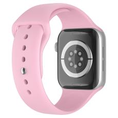 ColorPop Apple Watch 38/40/41/42 mm Silikon Armband (M/L) Ljus Rosa
