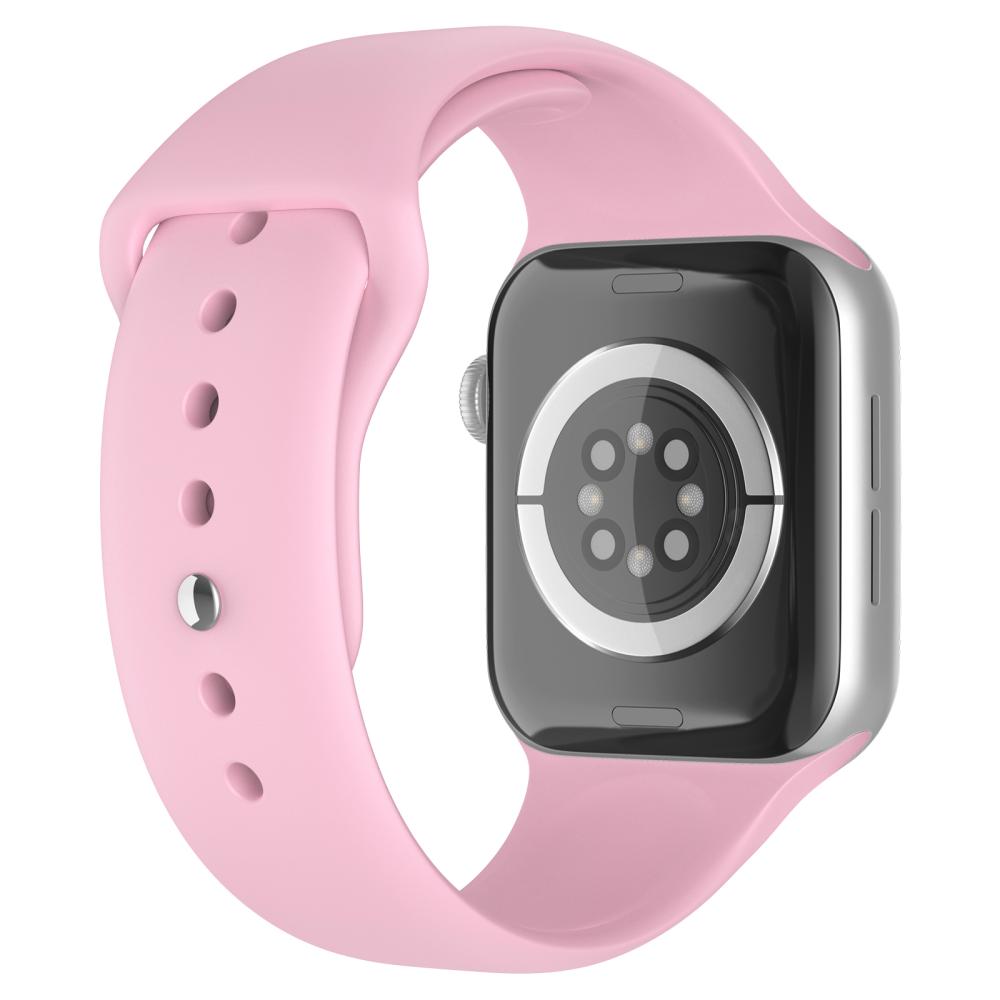 ColorPop Apple Watch 38/40/41/42 mm Silikon Armband (M/L) Ljus Rosa