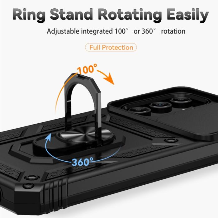Bild 6,  Samsung Galaxy A35 5G Skal CamShield Ring Svart