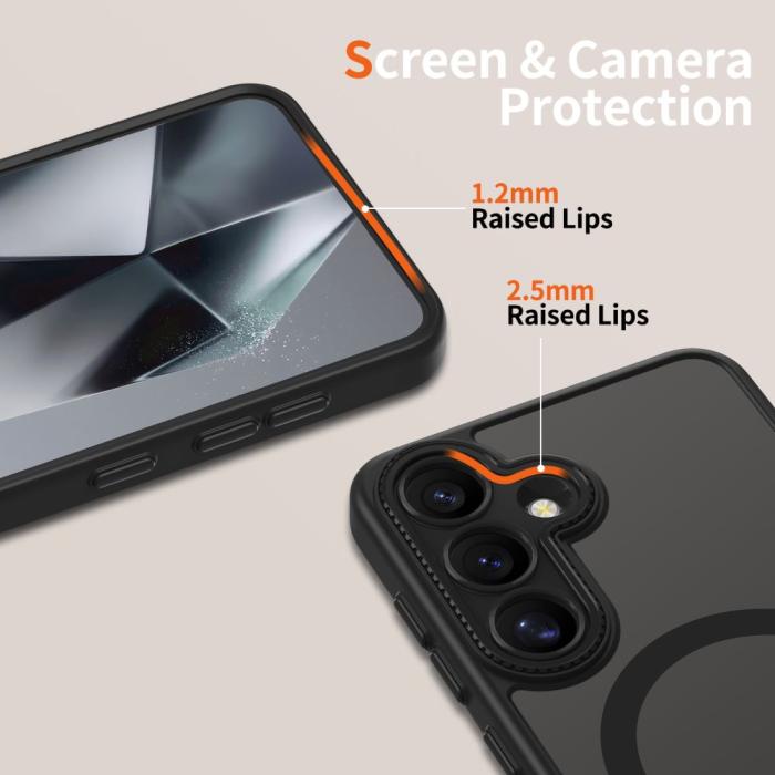 Bild 4, Tech-Protect Tech-Protect Galaxy S25 Skal MagSafe MagCam Matt Svart