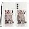  Samsung Galaxy S25 Plus Fodral Med Tryck Gullig Katt