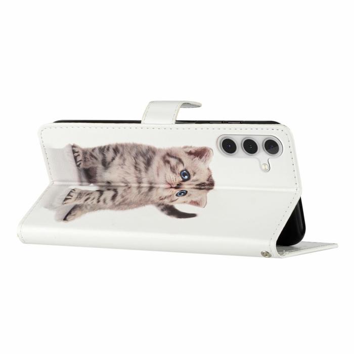 Bild 3,  Samsung Galaxy S25 Plus Fodral Med Tryck Gullig Katt