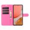  Samsung Galaxy A72 - Litchi Läder Fodral - Rosa