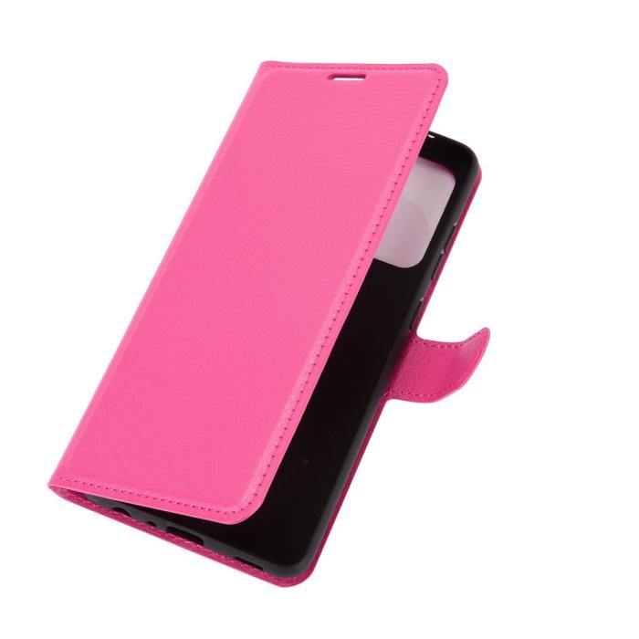 Bild 2,  Samsung Galaxy A72 - Litchi Läder Fodral - Rosa