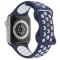 ColorPop Sportarmband Dual-Color Apple Watch 42/44/45/46/49 mm (M/L) Blå/Vit