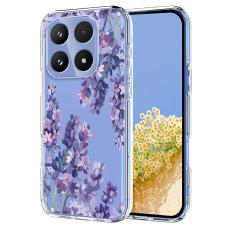  Xiaomi 17 Skal TPU Blommor Bl&aring;regn