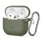 Tech-Protect Tech-Protect AirPods 4 Skal Silikon Hook Olive Green