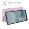  Nokia G10 / G20 Fodral Litchi Läder Ljus Rosa