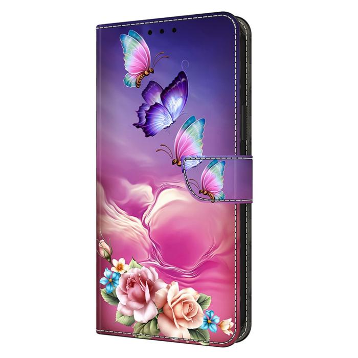 Bild 4,  Galaxy A36 5G/A56 5G Fodral Med Tryck Blommor/Fjärilar